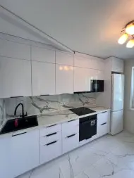 Кухня Белый глянец 4